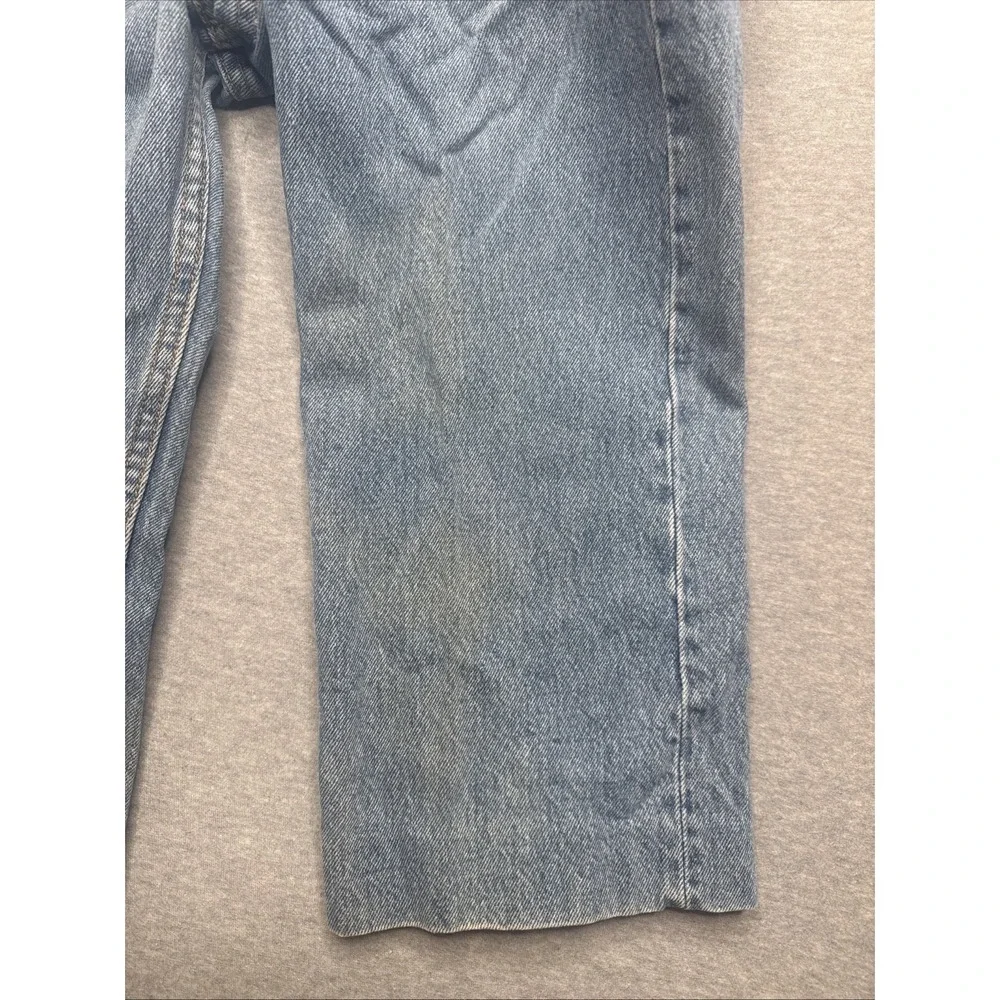 Vintage Levis 501xx Jeans Mens 34x27 Made in USA Button Fly 90s Hemmed